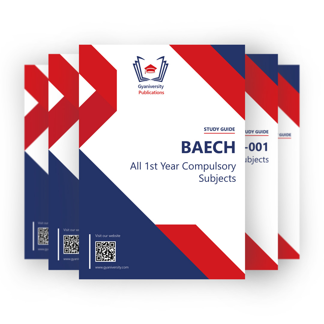 IGNOU BAECH 1st Year Compulsory Study Guides & Help Books Combo