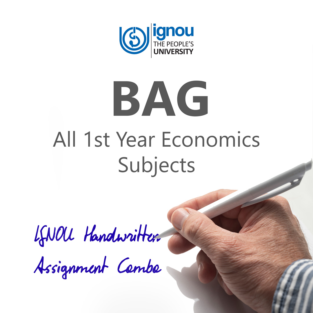 BAG 1st Year Economics