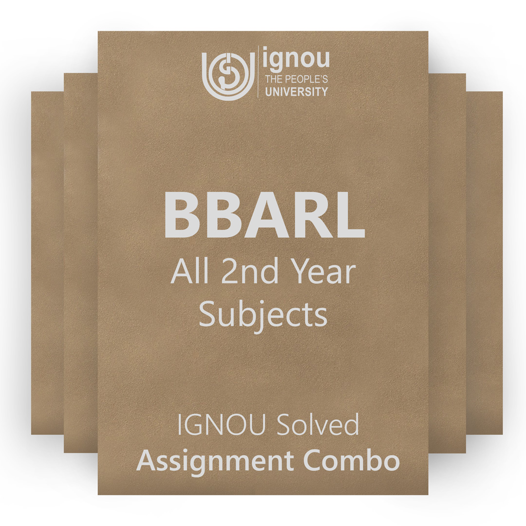 IGNOU BBARL 2nd Year Solved Assignment Combo 2022-23 / 2023