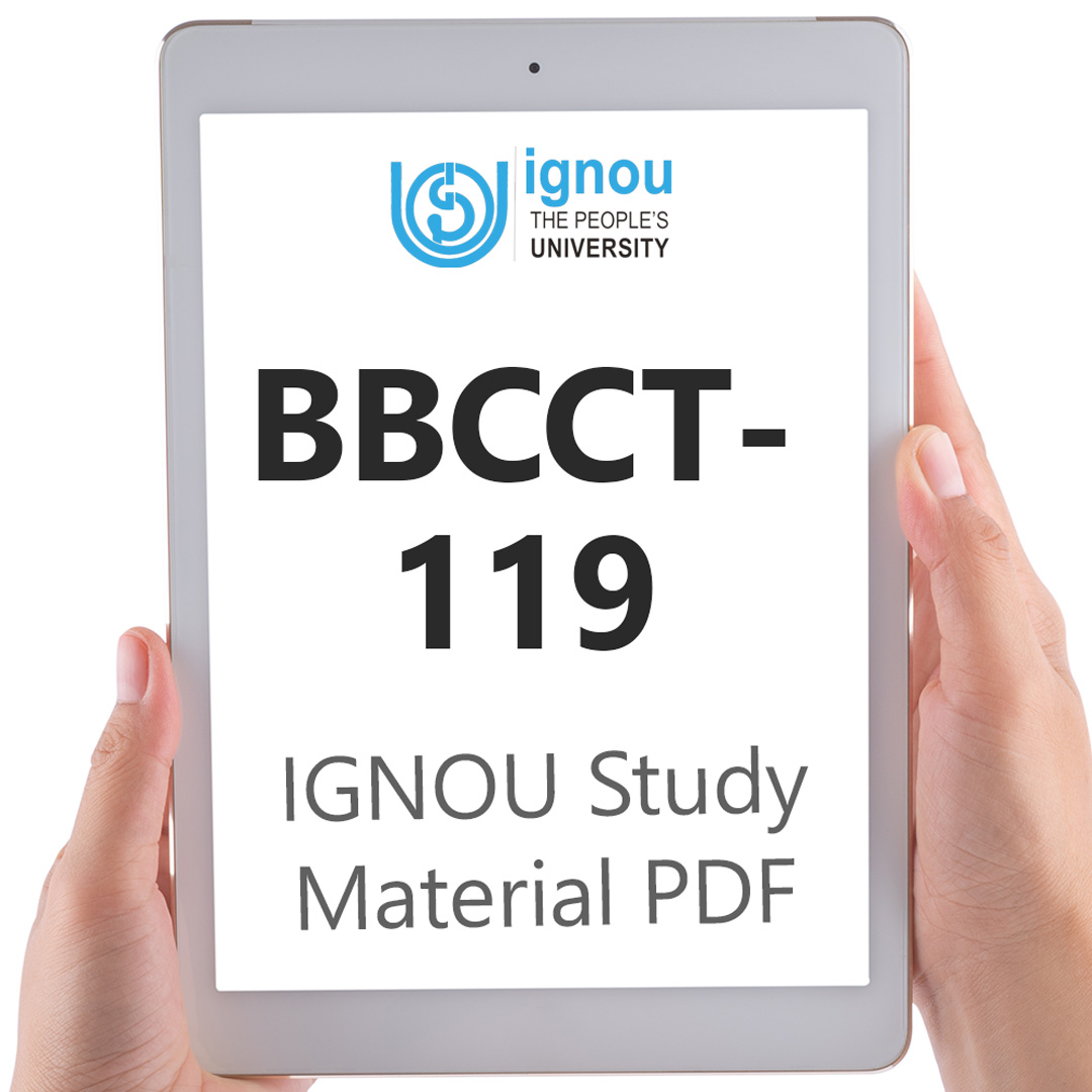 IGNOU BBCCT-119 Study Material & Textbook Download