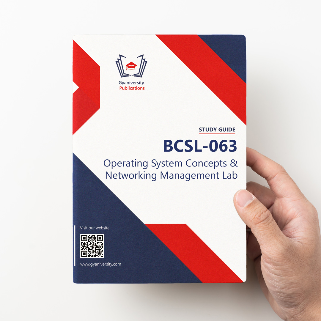 Since BCSL-063 is a complicated subject, simply checking the question papers might not be enough to pass easily. You might want to consider getting the below guidebook which takes each and every question in the past 20 question papers and performs a thorough research and analysis on it to tell you the exact probability of which questions were repeated the most and are most likely to appear in your exams! Whats more is that all the questions from the below question papers will be solved and explained in the book in simple language so you can study and pass easily.