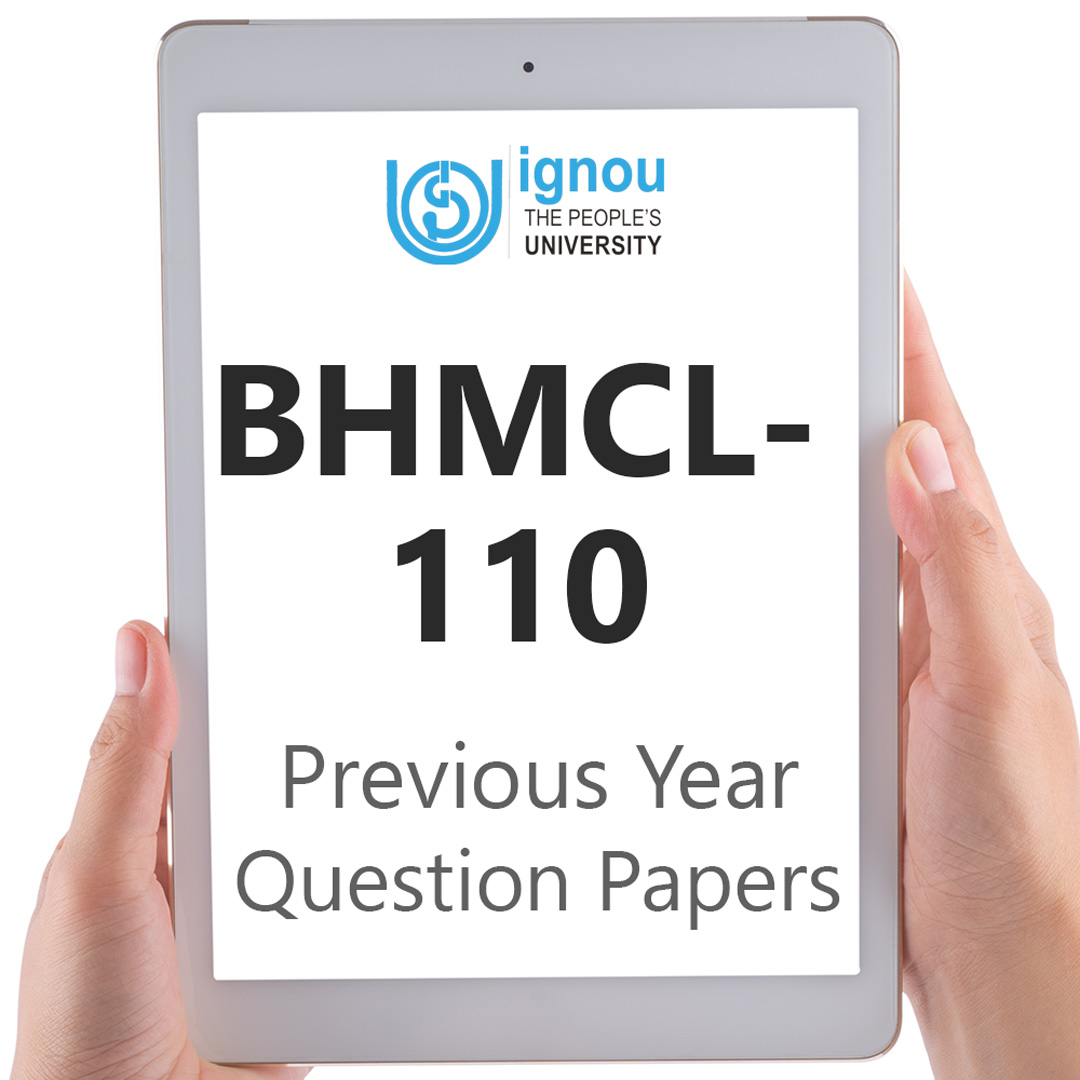 IGNOU BHMCL-110 Previous Year Exam Question Papers