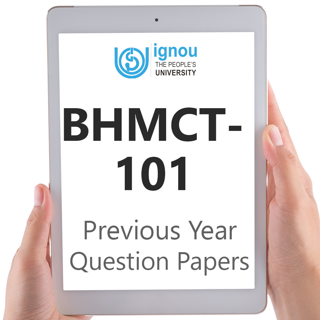 IGNOU BHMCT-101 Previous Year Exam Question Papers