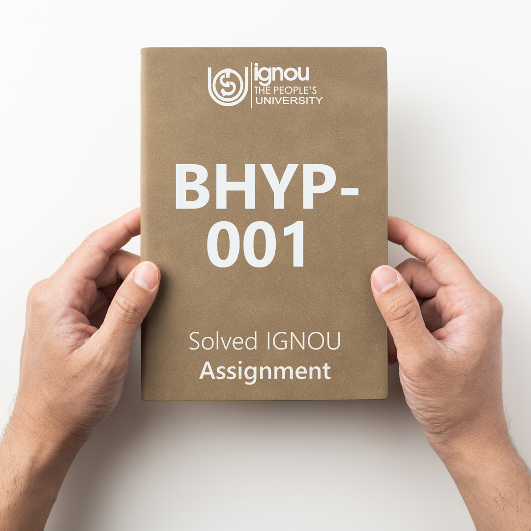 IGNOU BHYP-001 Solved Assignment for 2022-23 / 2023