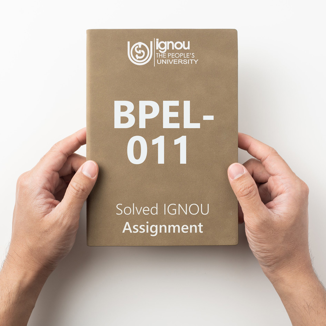 IGNOU BPEL-011 Solved Assignment for 2022-23 / 2023