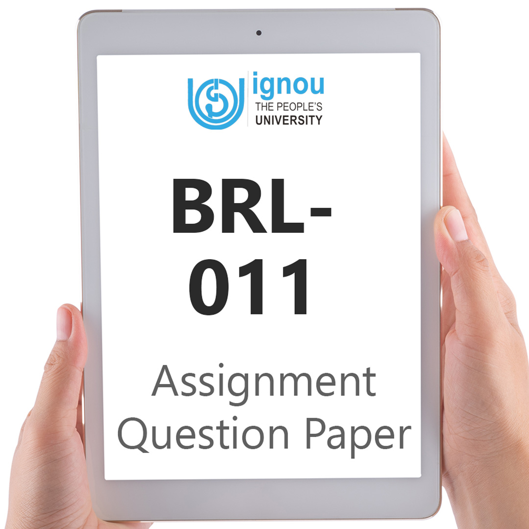 IGNOU BRL-011 Assignment Question Paper Free Download (2023-24)
