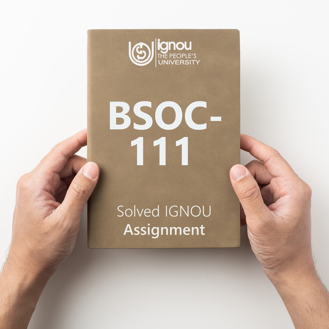 BSOC-111: Sociological Thinkers -I