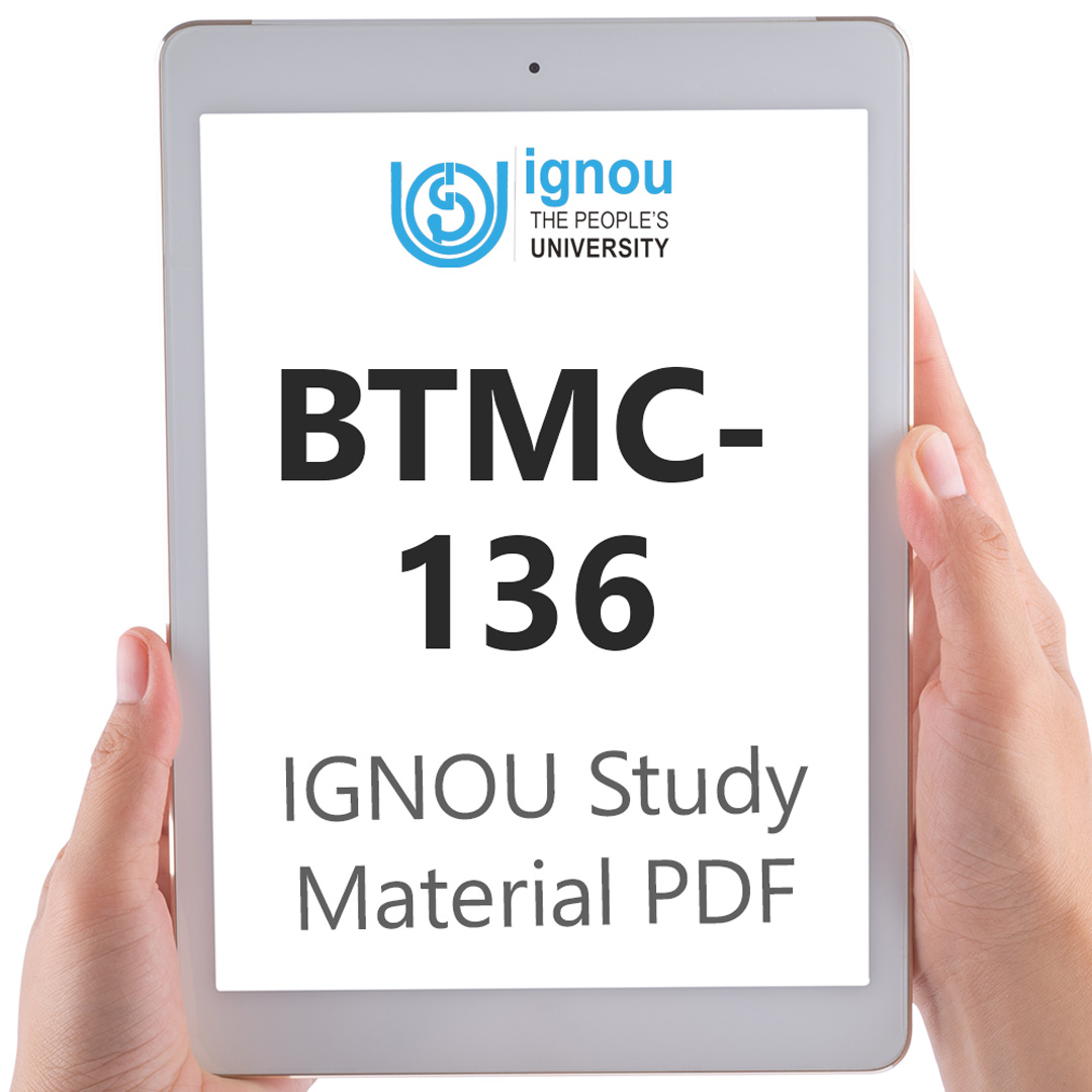 IGNOU BTMC-136 Study Material & Textbook Download