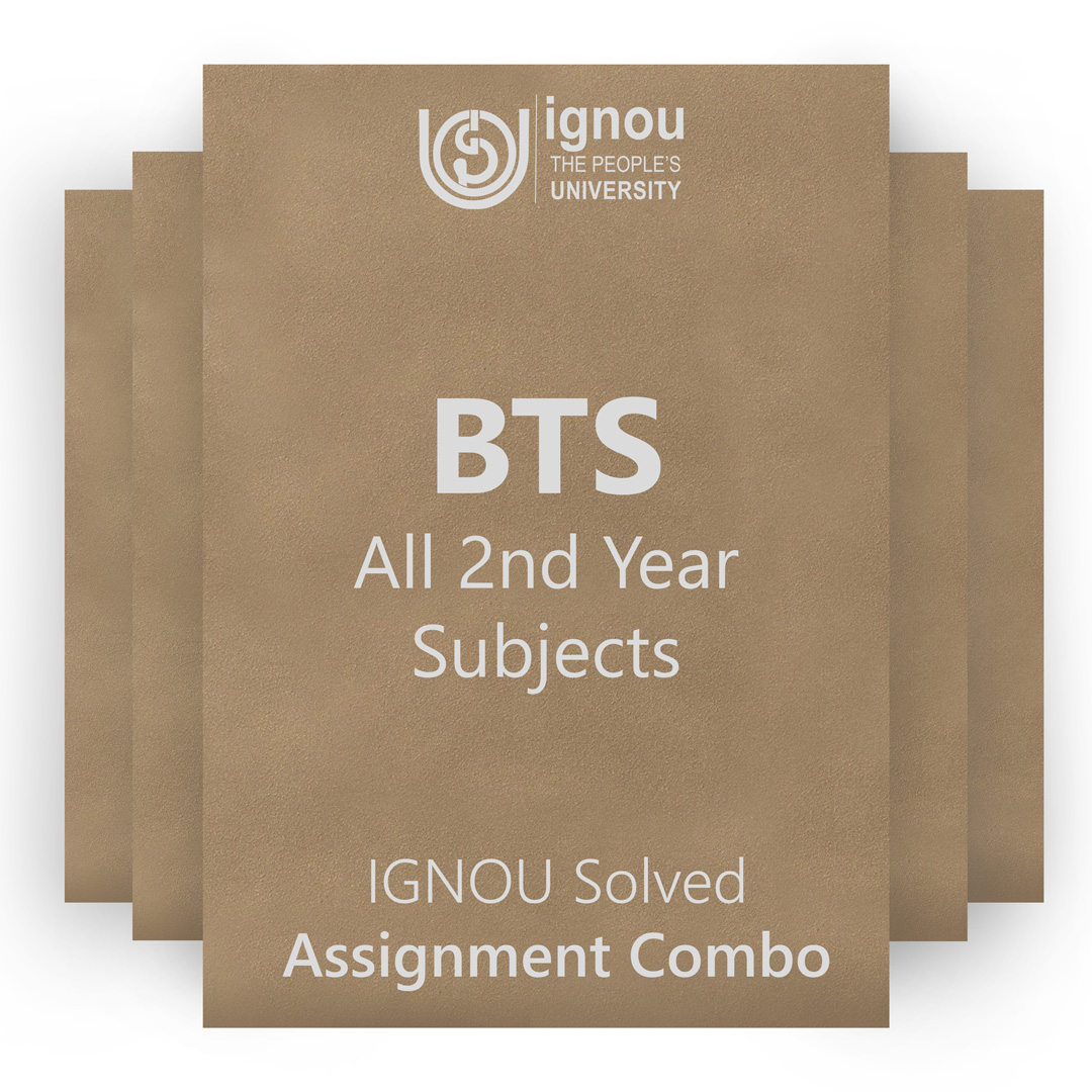 IGNOU BTS 2nd Year Solved Assignment Combo 2022-23 / 2023