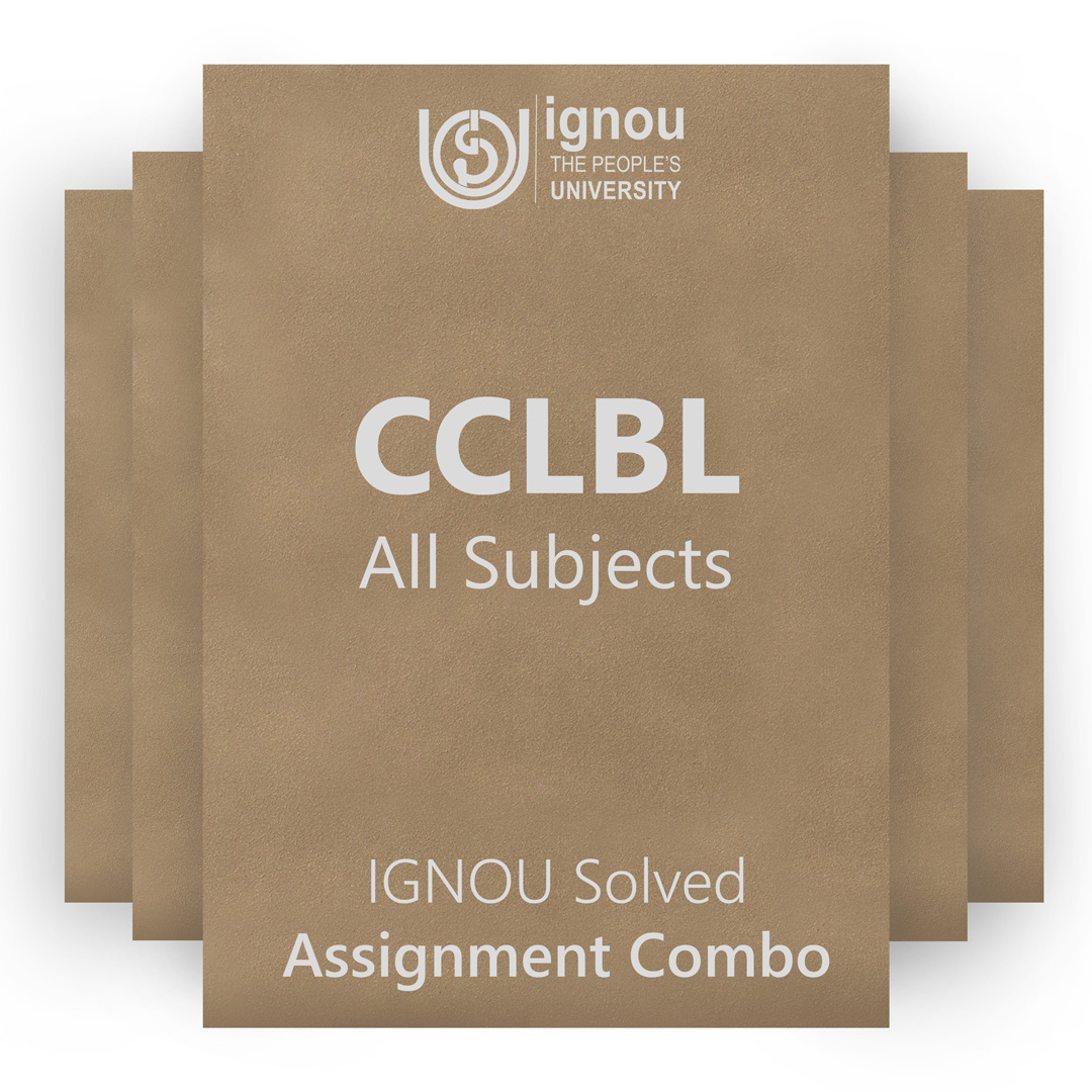 IGNOU CCLBL Solved Assignment Combo 2022-23 / 2023