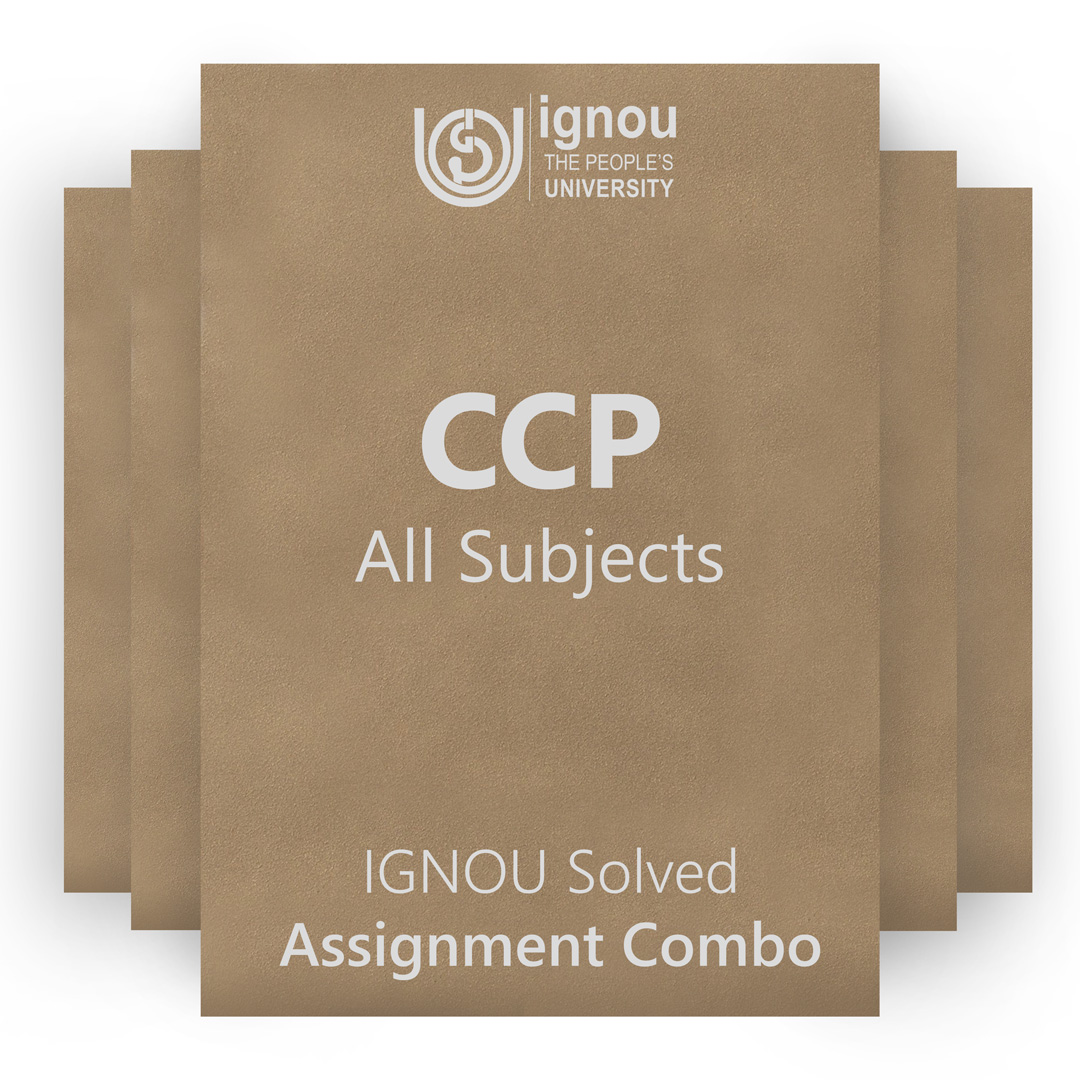 IGNOU CCP Solved Assignment Combo 2022-23 / 2023