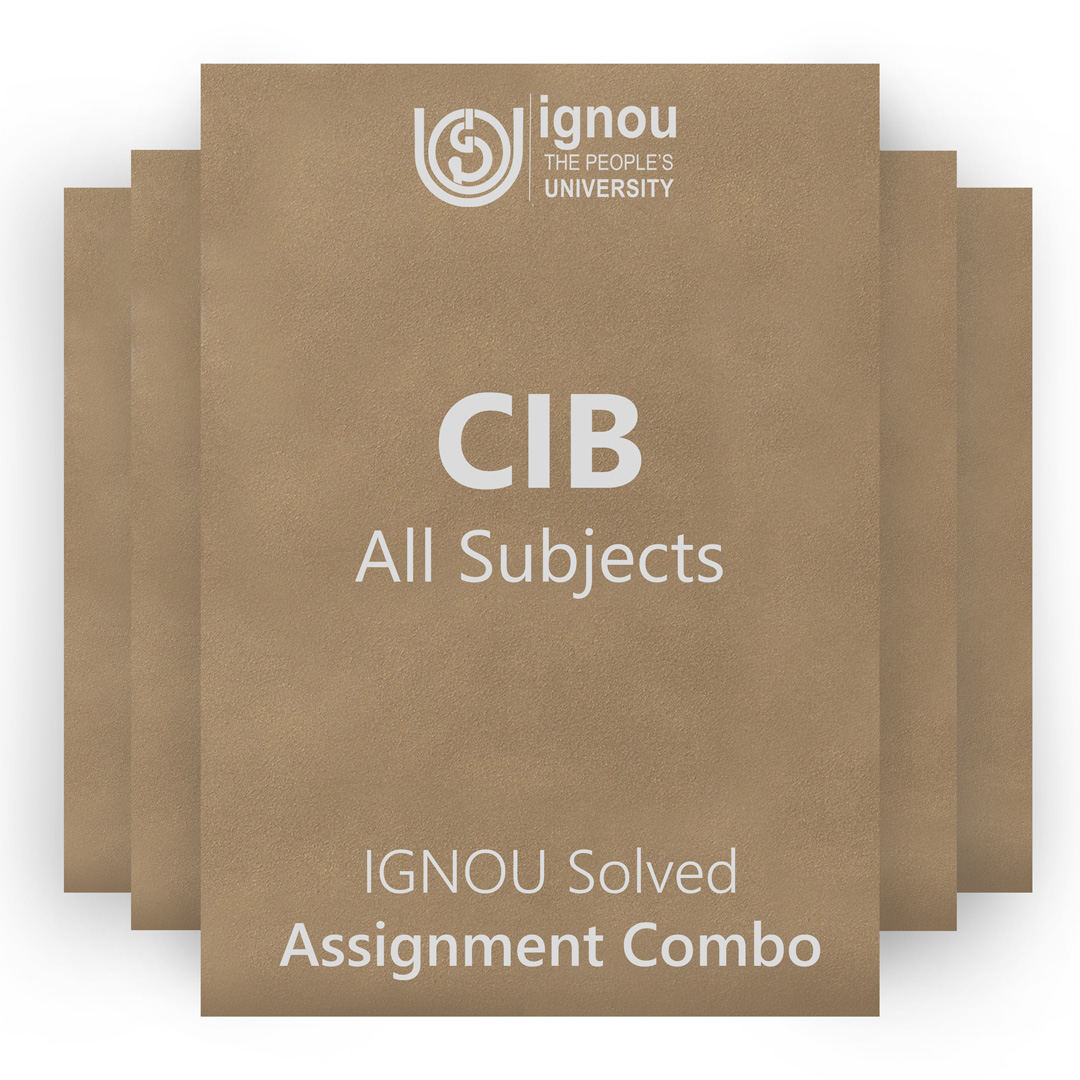 IGNOU CIB Solved Assignment Combo 2022-23 / 2023