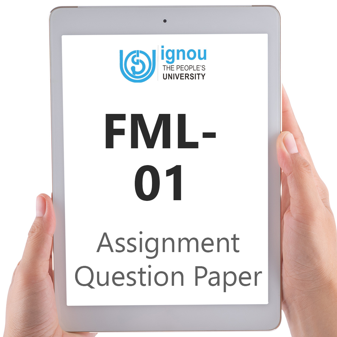 IGNOU FML-01 Assignment Question Paper Free Download (2023-24)