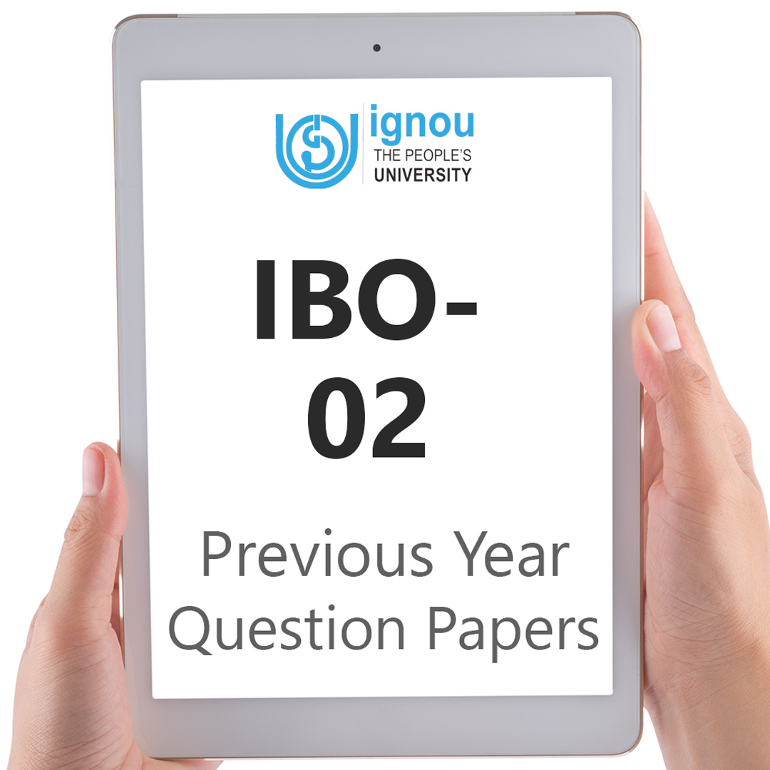 IGNOU IBO-02 Previous Year Exam Question Papers | IGNOU Help Center