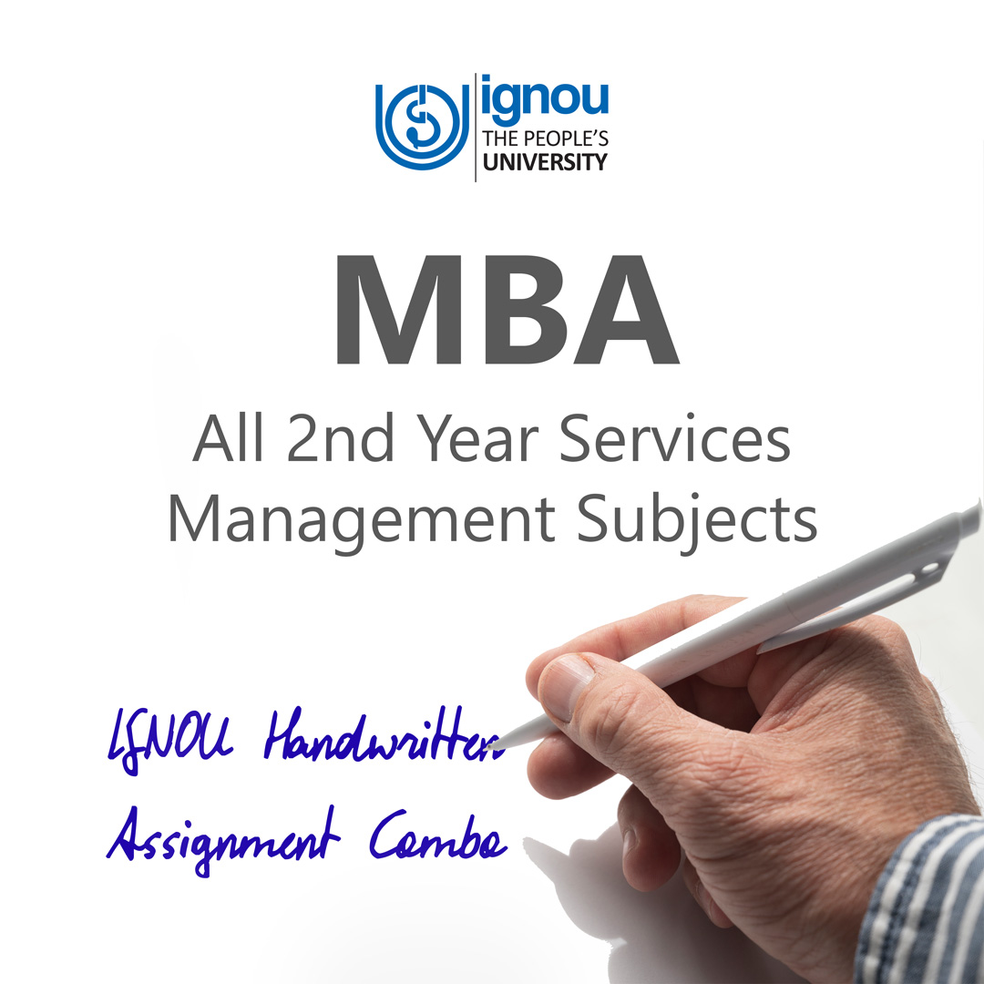 MBA 2nd Year Services Management