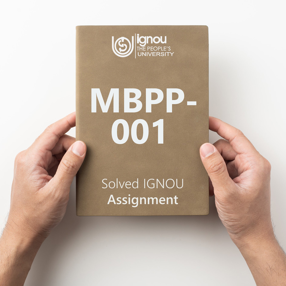 Download MBPP-001 Solved Assignment
