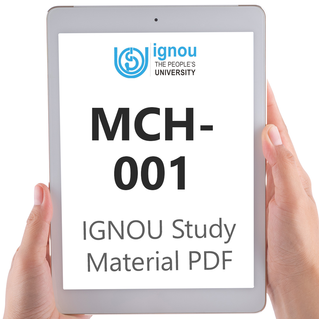 IGNOU MCH-001 Study Material & Textbook Download