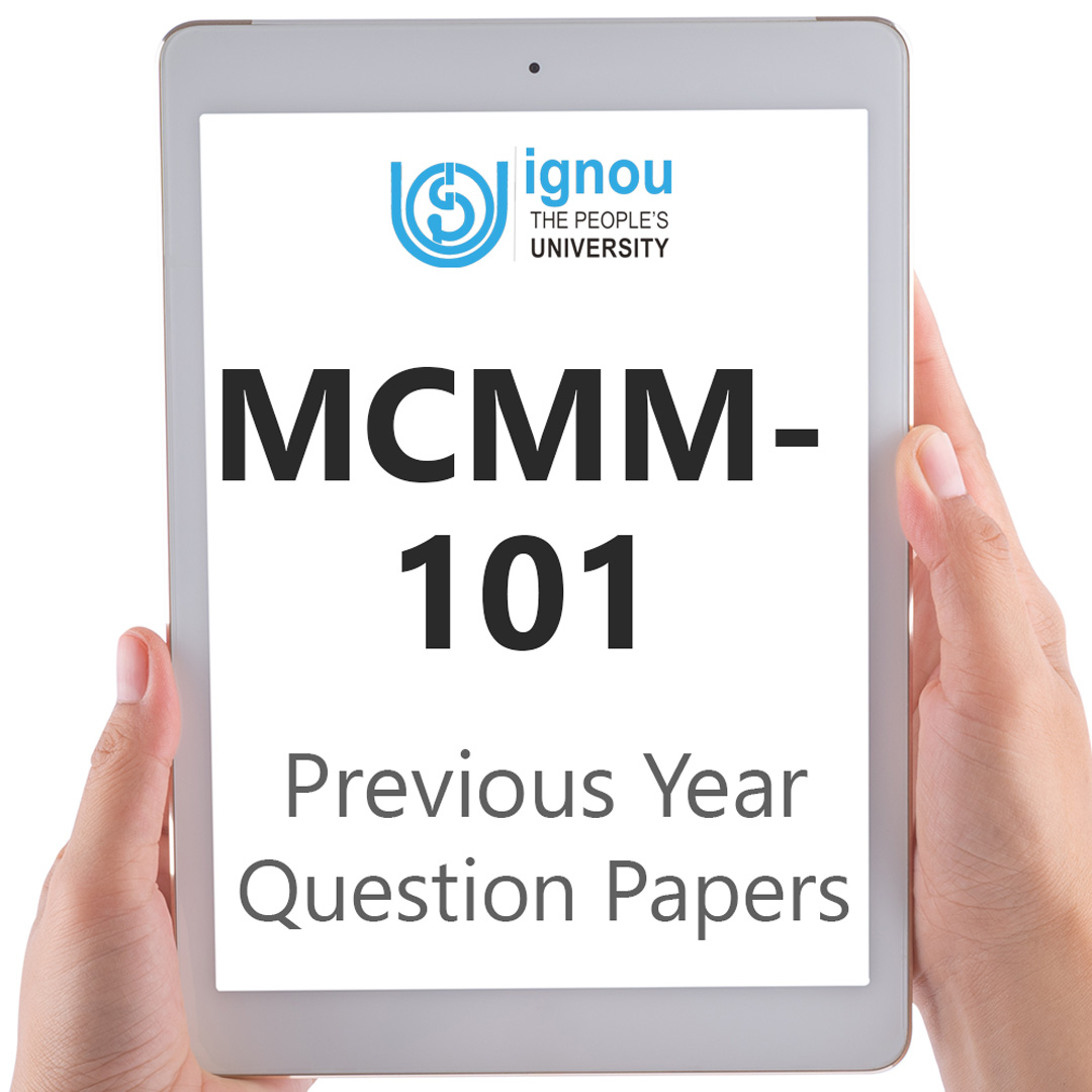 IGNOU MCMM-101 Previous Year Exam Question Papers