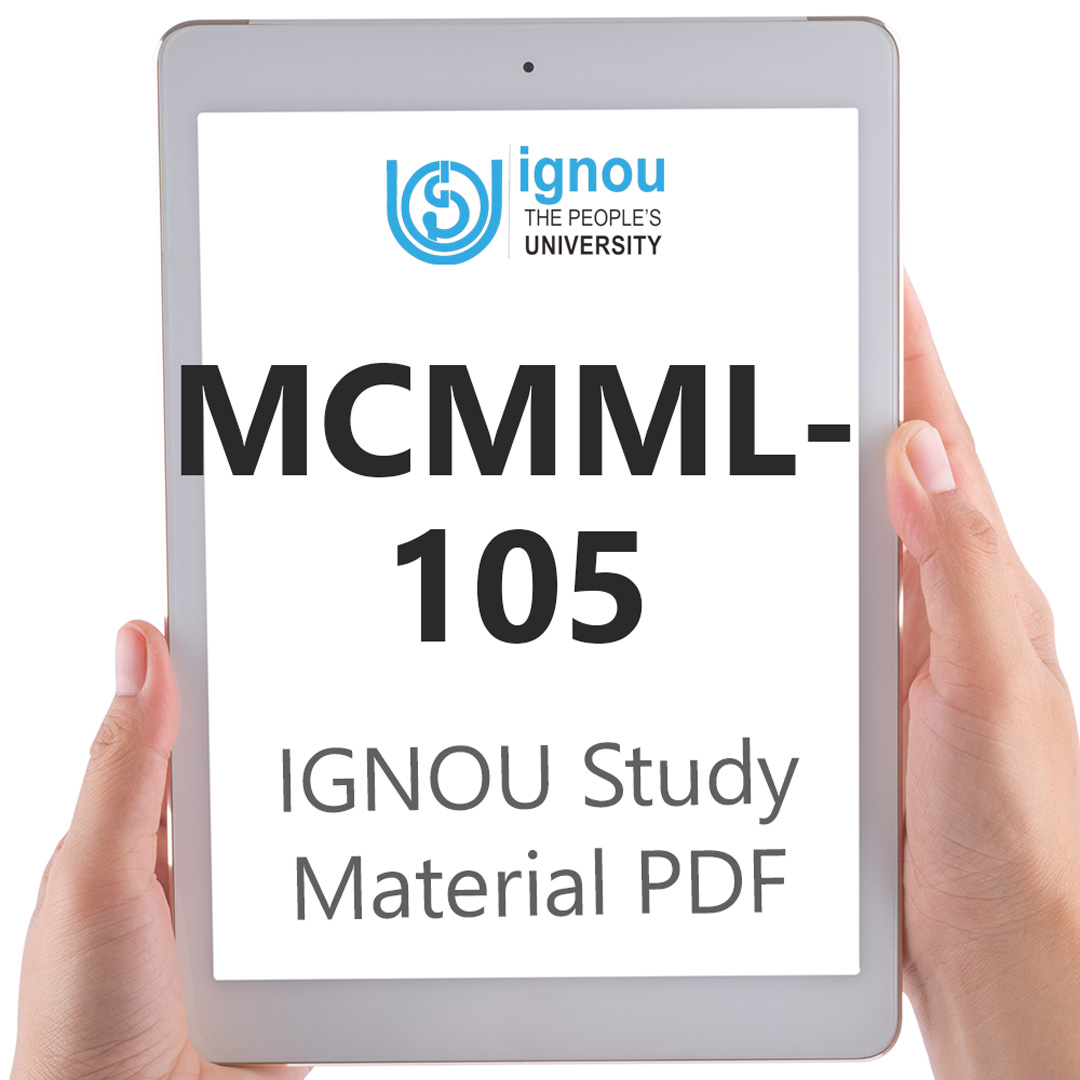 IGNOU MCMML-105 Study Material & Textbook Download