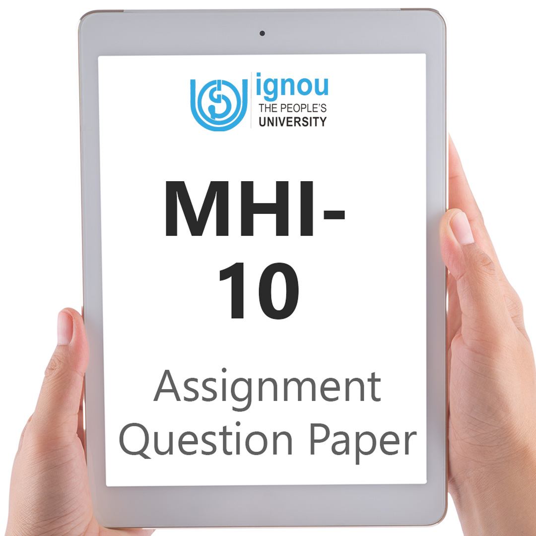 IGNOU MHI-10 Assignment Question Paper Free Download (2023-24)
