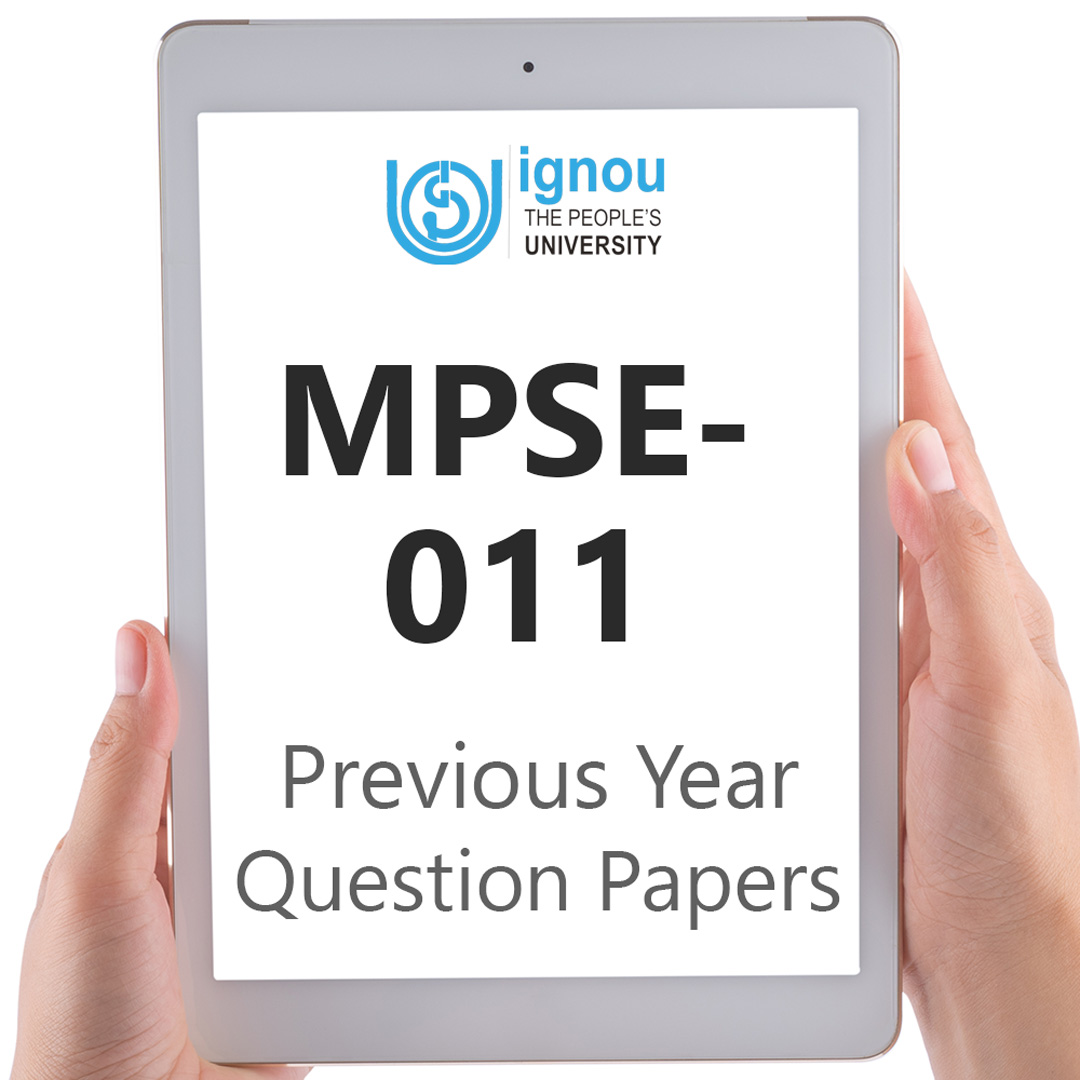 IGNOU MPSE-011 Previous Year Exam Question Papers