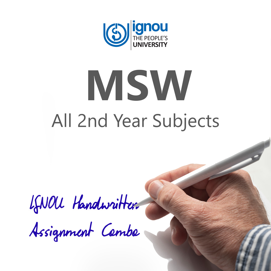 ignou msw assignment 2nd year