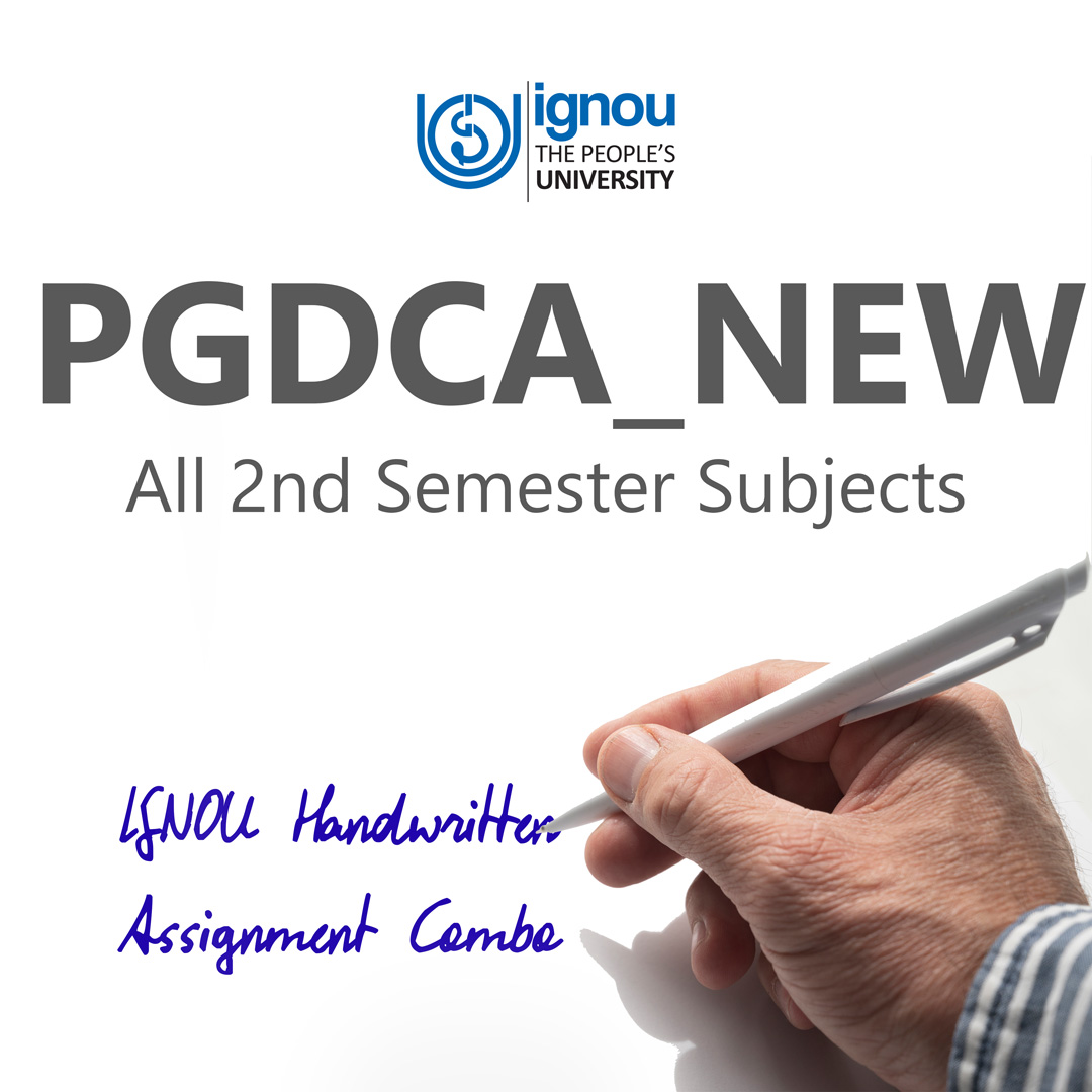 ignou pgdca new assignment