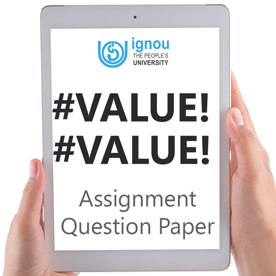 IGNOU PGDHHMP Assignment Question Paper Free Download (2023-24)