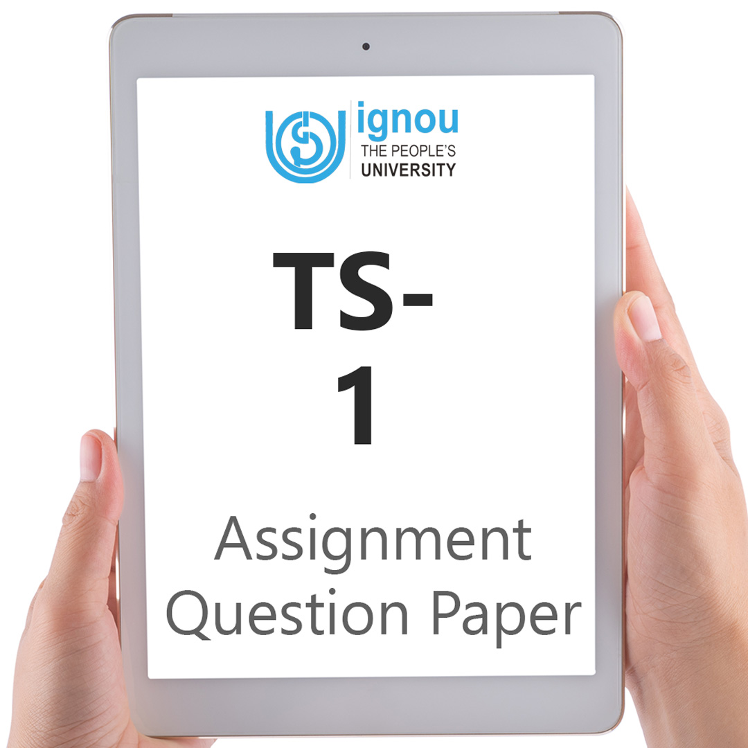 IGNOU TS-1 Assignment Question Paper Free Download (2023-24)